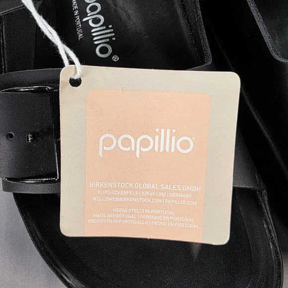Papillio by Birkenstock Platform Sandals Adjustable Buckles Black EU 42 Men 9 - Picture 7 of 10